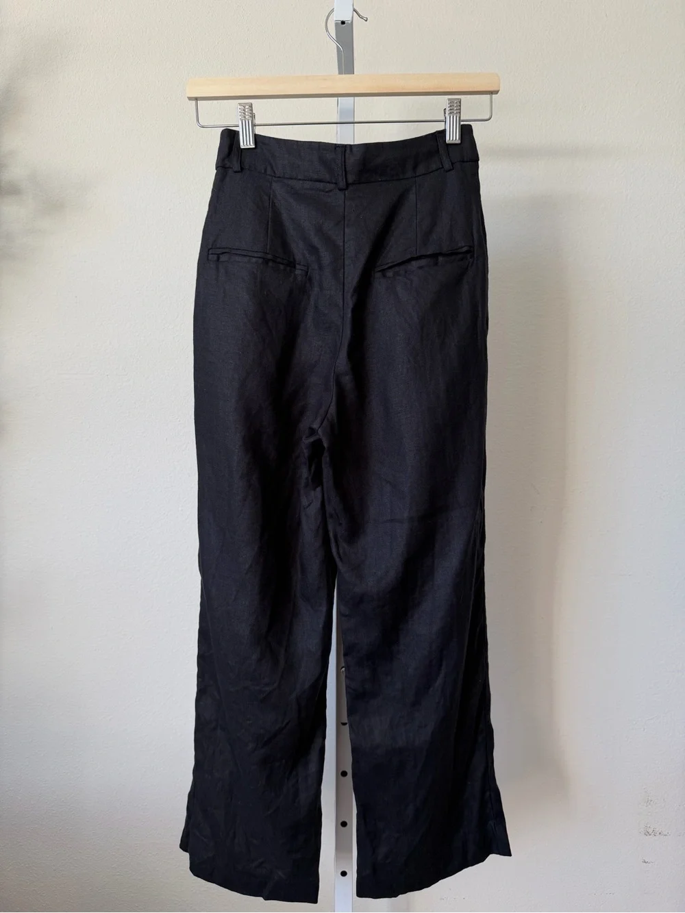 Reformation Alex Linen Mid Rise Pant Size 0